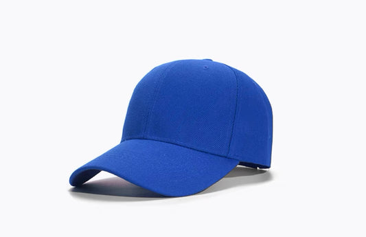 Customizable Six-panel Cotton Twill Cap - Blue